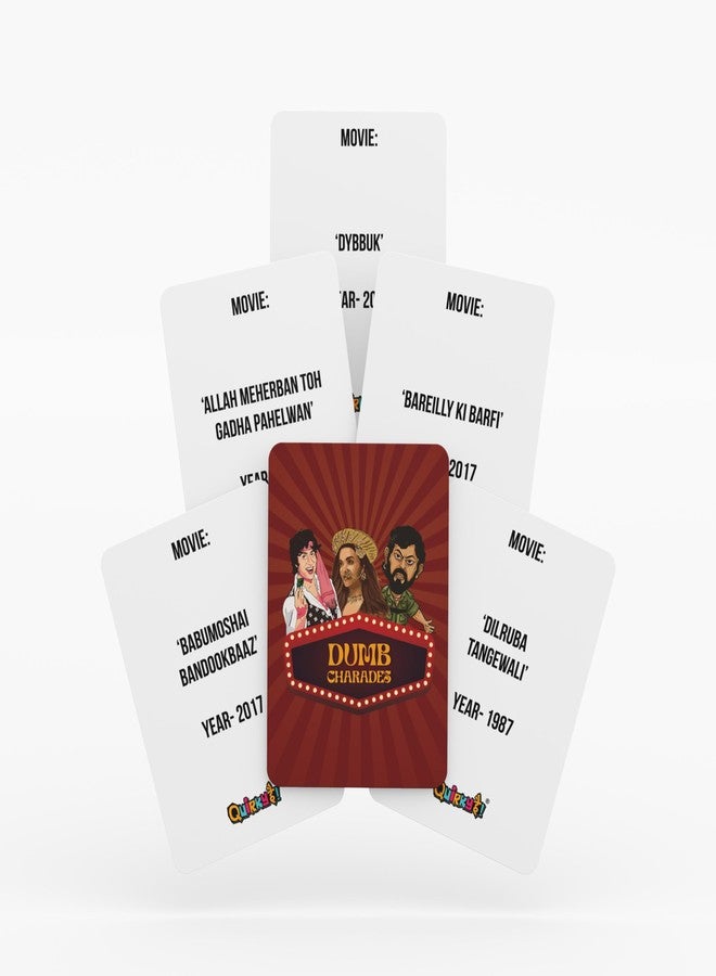 Gangaur Name 3 Things & Bollywood Dumb Charades Card Game Combo - Exciting Fun for Kids, Adults & Family - Perfect for Game Nights, Parties & Gatherings | Ages 6+ - Image 5